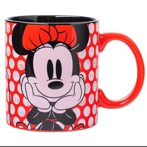 Disney Minnie Mouse Polka Dots Ceramic Coffee Mug 20 oz